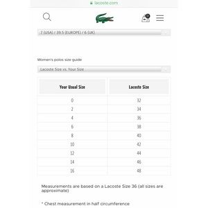 Lacoste Tops - Lacoste women’s orange polo shirt - size 36 (US 4) Lacoste Tops - Lacoste women’s orange polo shirt - size 36 (US 4)